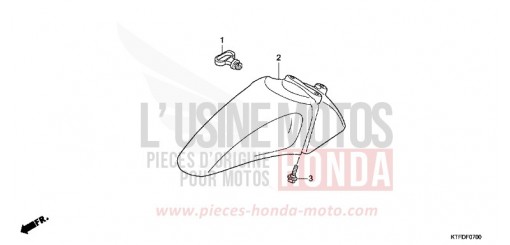 FRONT FENDER SH150SB de 2011